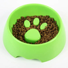 Paw Print Slow Feeding Bowl