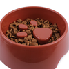 Paw Print Slow Feeding Bowl