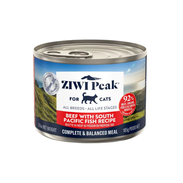 Ziwi Peak Canned Beef & South Pacific Fish Cat Food - 185g