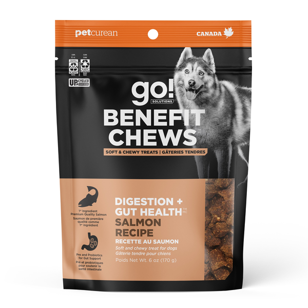 GO! SOLUTIONS Benefit Chews Digestion + Gut Health Salmon
