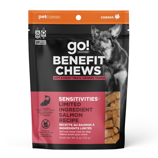 GO! SOLUTIONS Benefit Chews Sensitivities LID Salmon