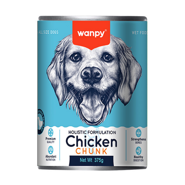 Wanpy Dog - Chicken Chunk Can 