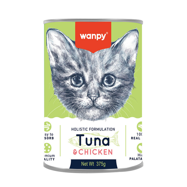 Wanpy Cat - Tuna & Chicken Can