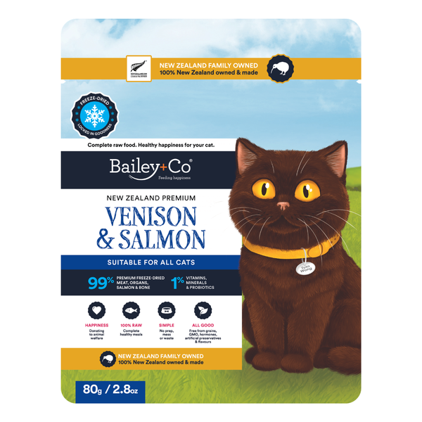 New Zealand Premium Venison & Salmon for Cats 