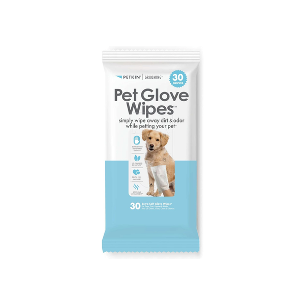 Petkin Pet Glove Wipes - 30pk