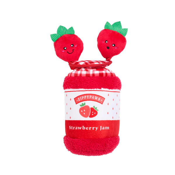 ZippyPaws Bungee Burrow - Strawberry Jam 