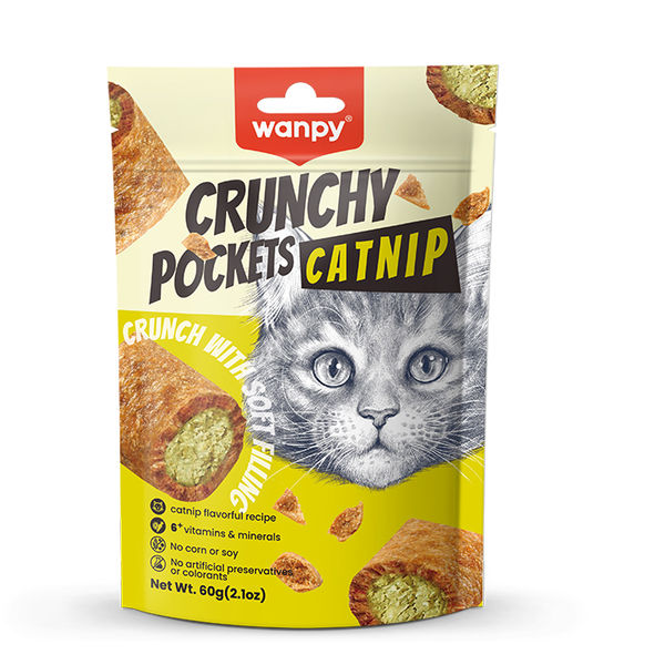 Wanpy Catnip Crunchy Pockets 