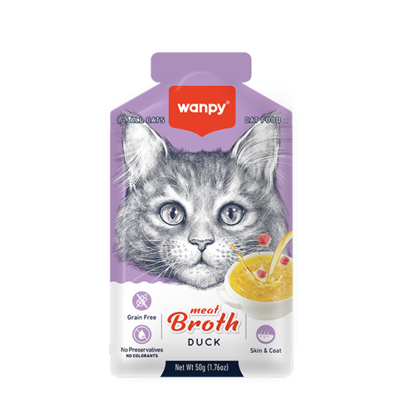 Wanpy Cat Meat Broth - Duck 