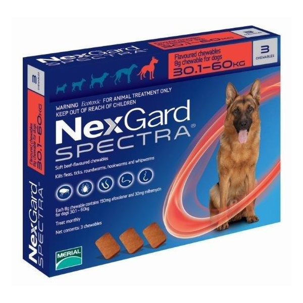 Nexgard Spectra Dog X Large 30.1-60kg