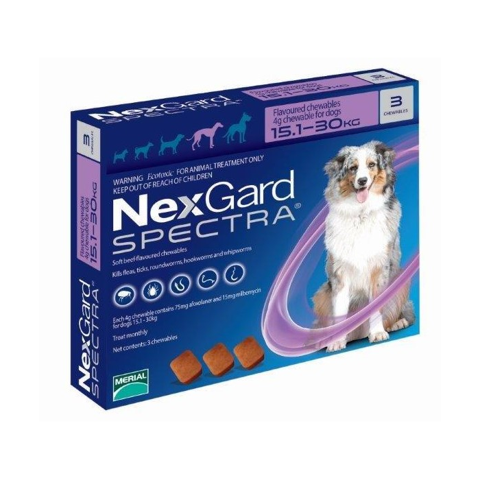 Nexgard Spectra Dog Large 15.1-30kg