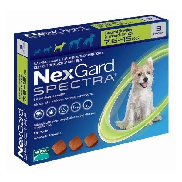 Nexgard Spectra Dog Medium 7.5-15kg