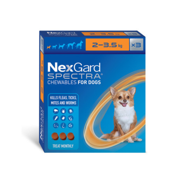 Nexgard Spectra Dog Very Small 2-3.5kg
