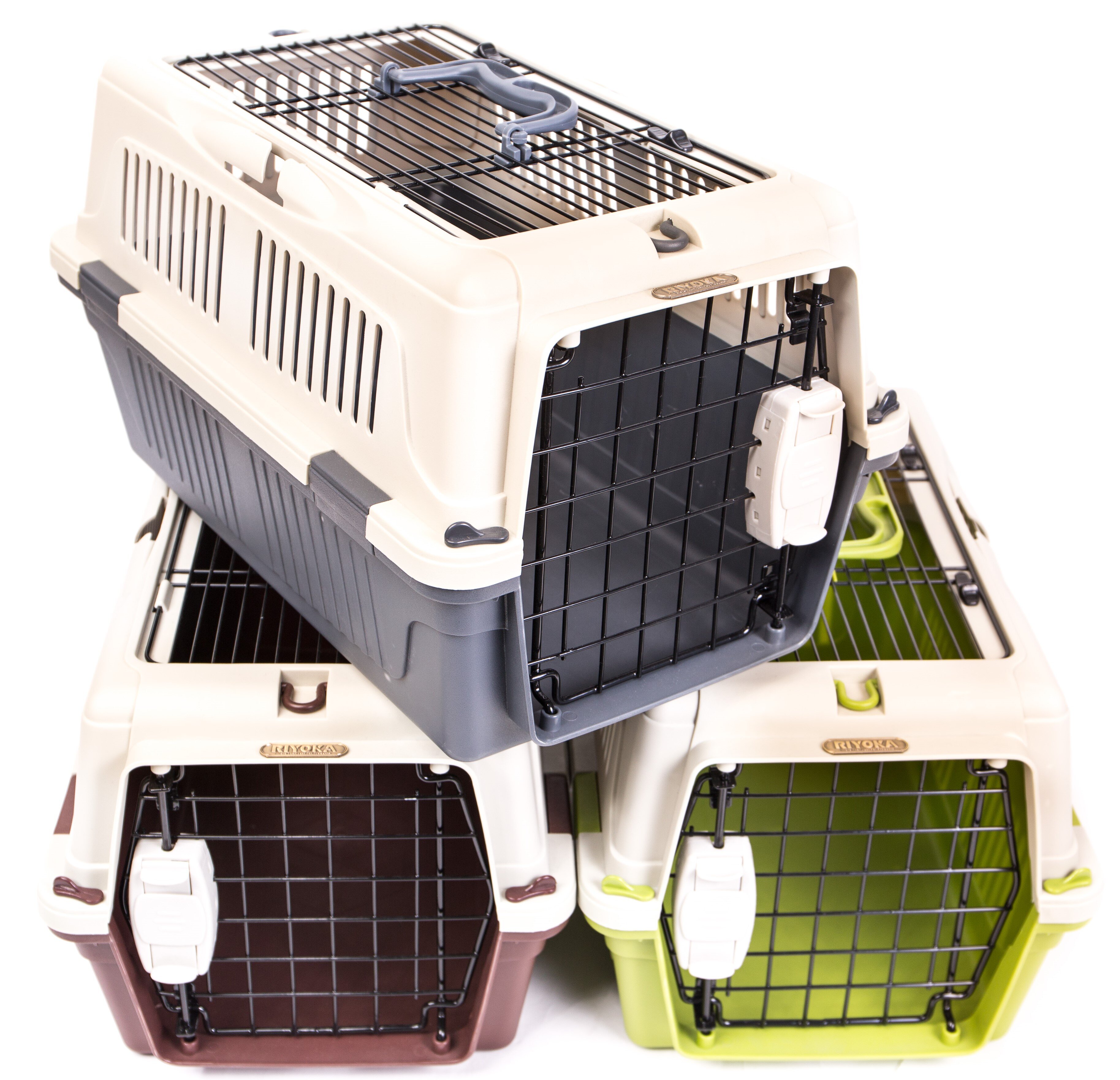 Pet Carrier with Opening TopSpring Door DogBeds & HousesCarriers