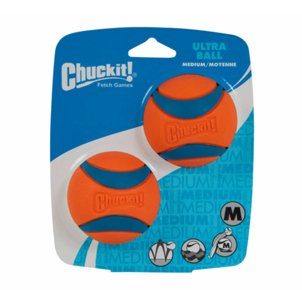 Chuckit! Medium Ultra Ball - 2pk