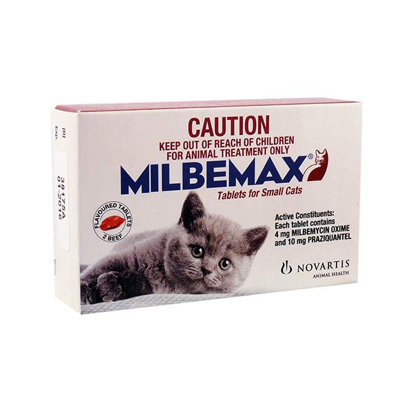 Milbemax Small Cat Wormer 2pk