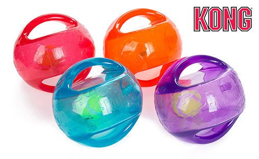 Kong jumbler best sale ball dog toy