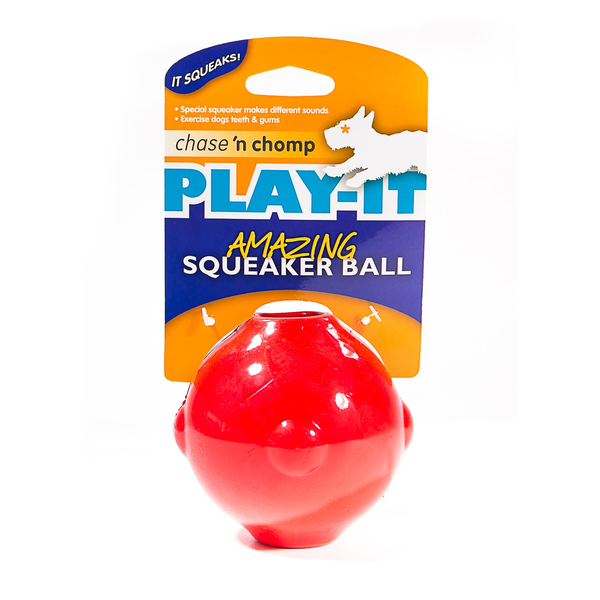 Play It - Amazing Solid Squeaker Ball
