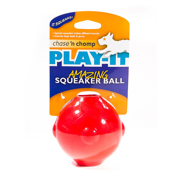 Play It - Amazing Solid Squeaker Ball