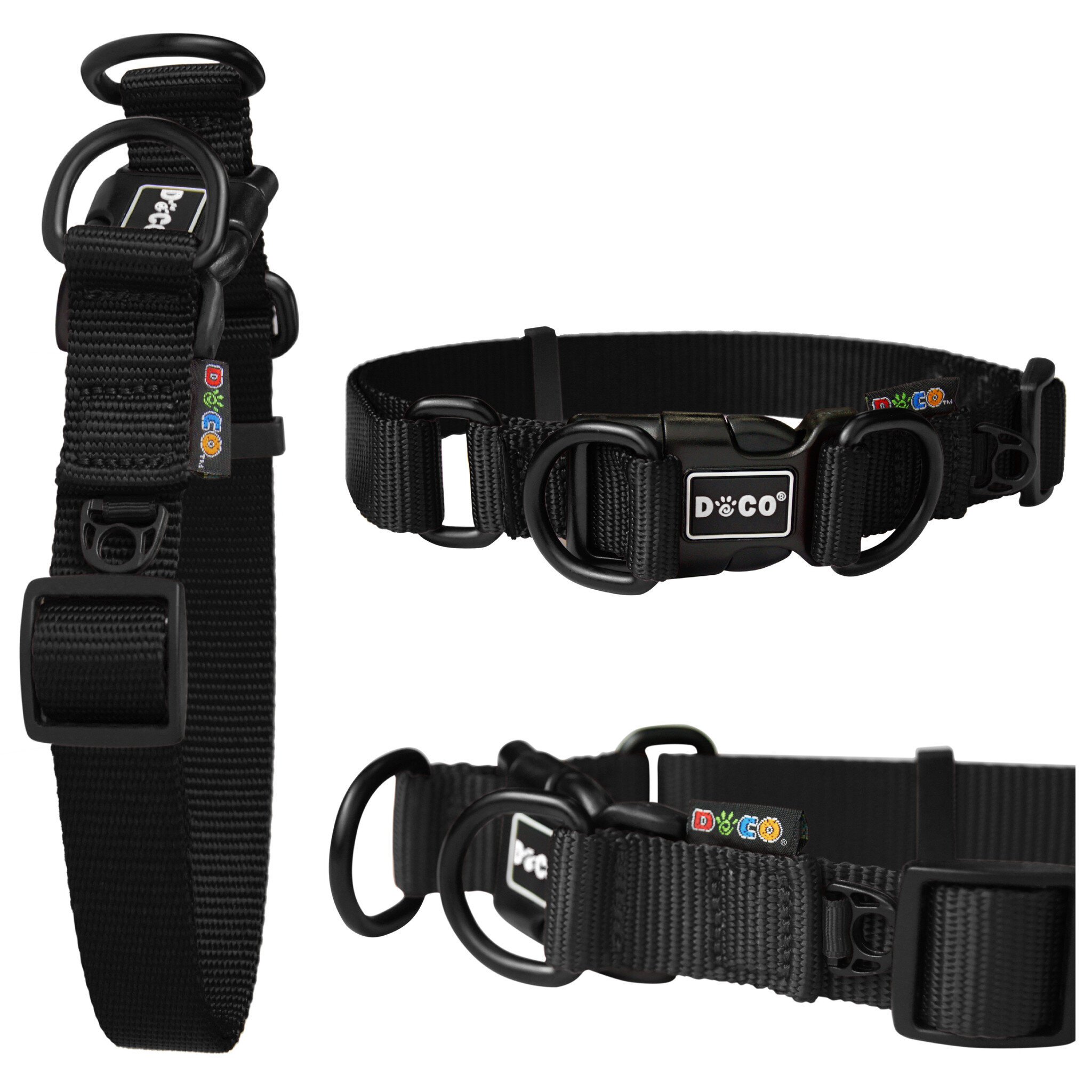 DOCO Double DRing Nylon Collar DogCollars, Leads & Harnesses
