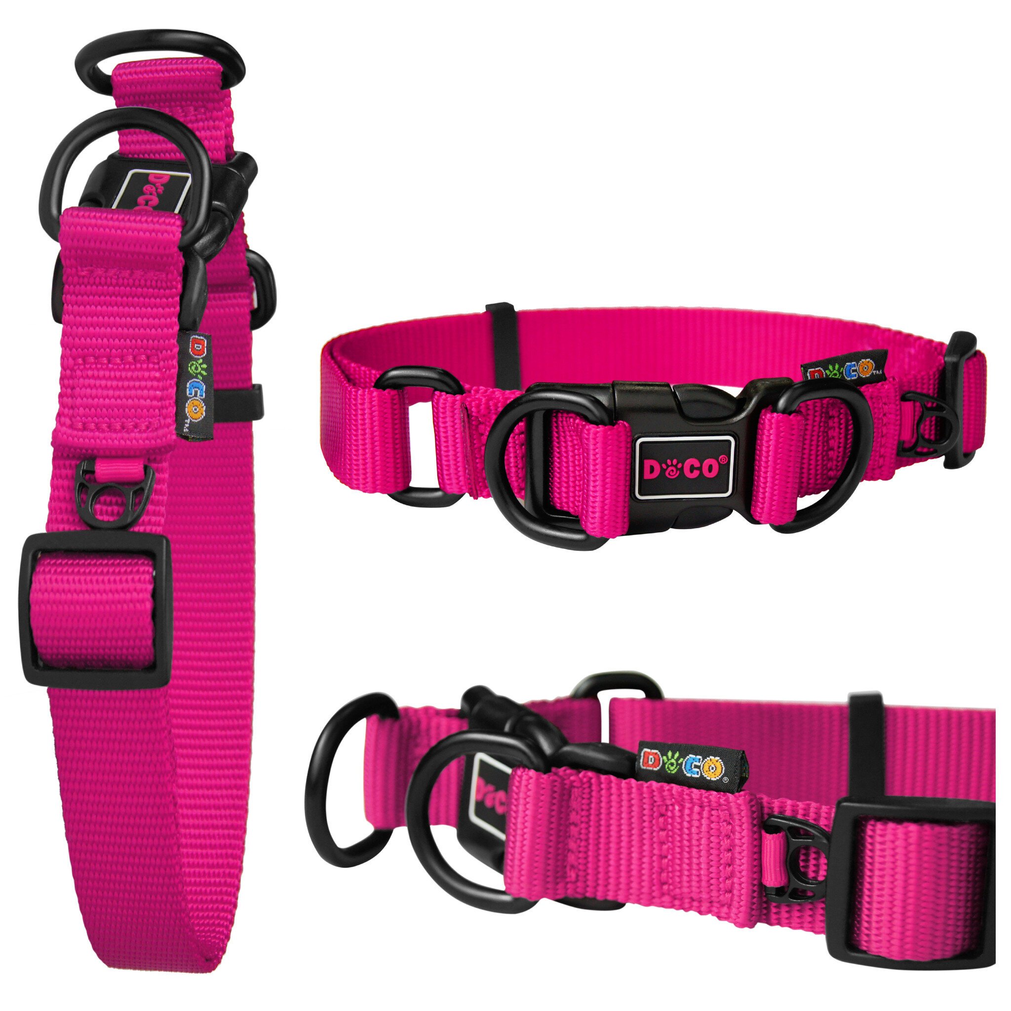 DOCO Double DRing Nylon Collar DogCollars, Leads & Harnesses