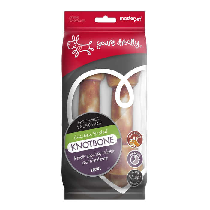 Chicken Basted Knotbone 15cm 2pk