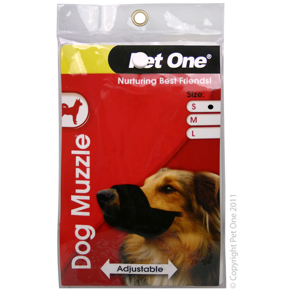 Pet One Muzzle Nylon Adjustable