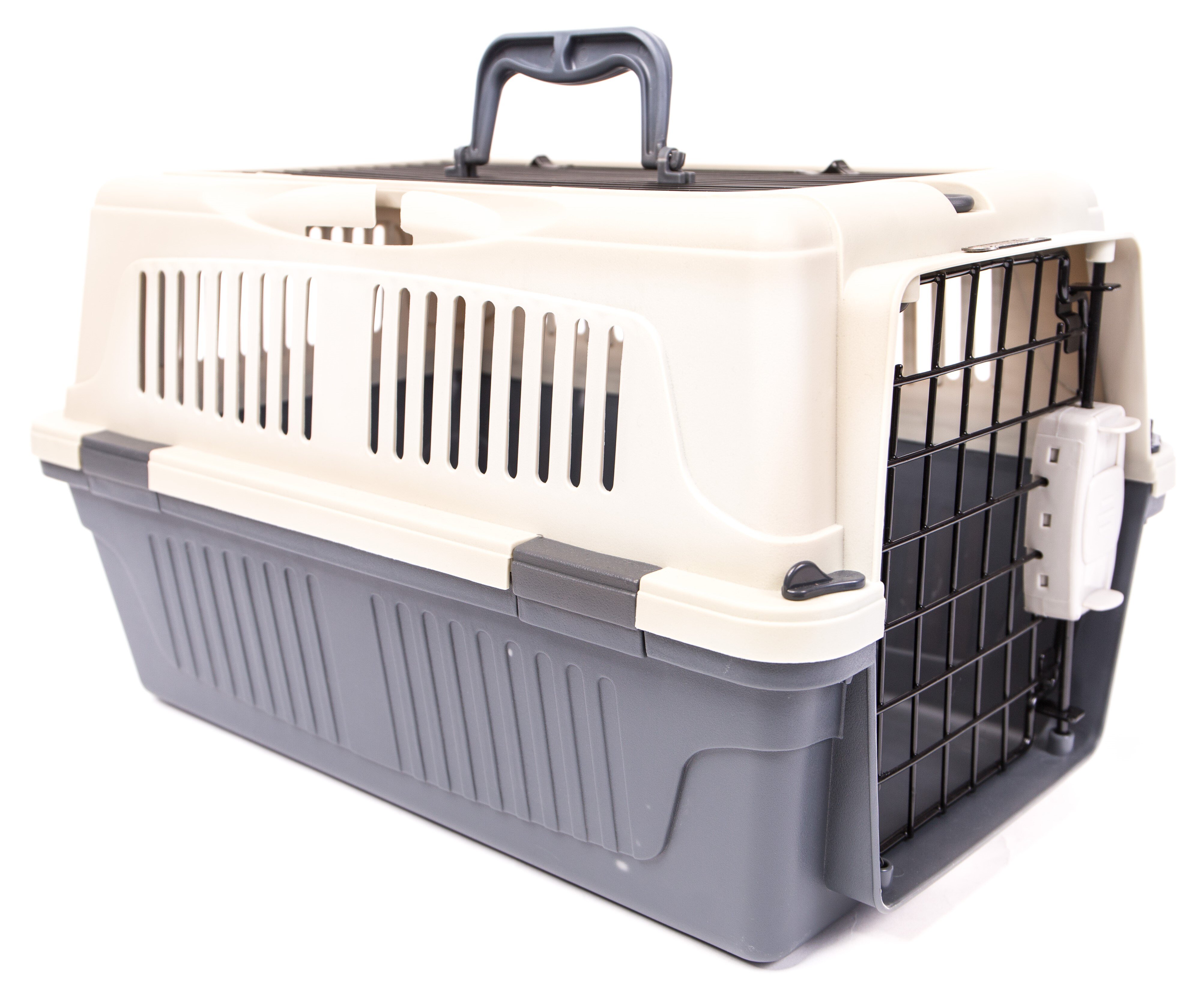 Pet Carrier with Opening Top-Spring Door - Dog-Beds & Houses-Carriers : Pet  Shop Auckland –  