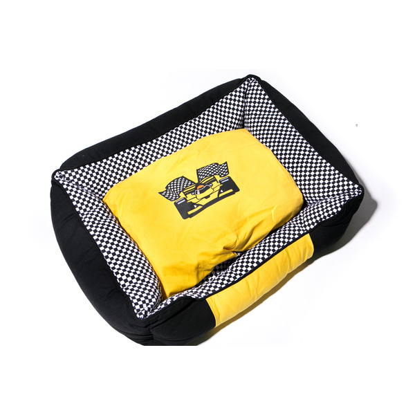 Turbo Racer Pet Bed - Flags