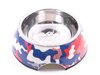 Blue and Red Camo Bowl