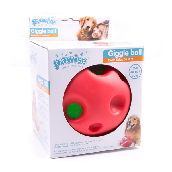 Pawise Shake Me- Giggle Ball Dog Toy