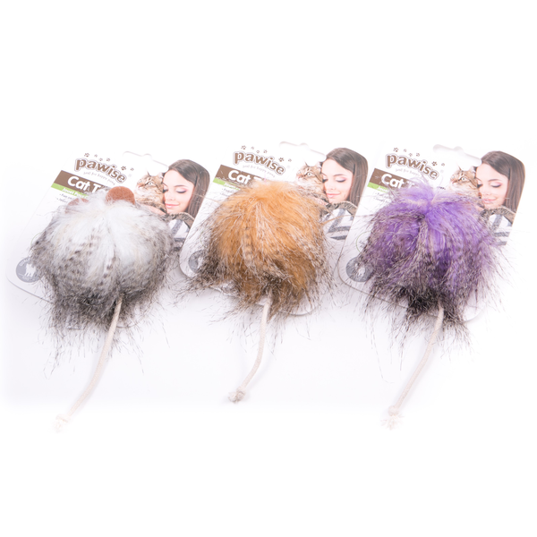 Pawise Woolly Monster Cat Toy
