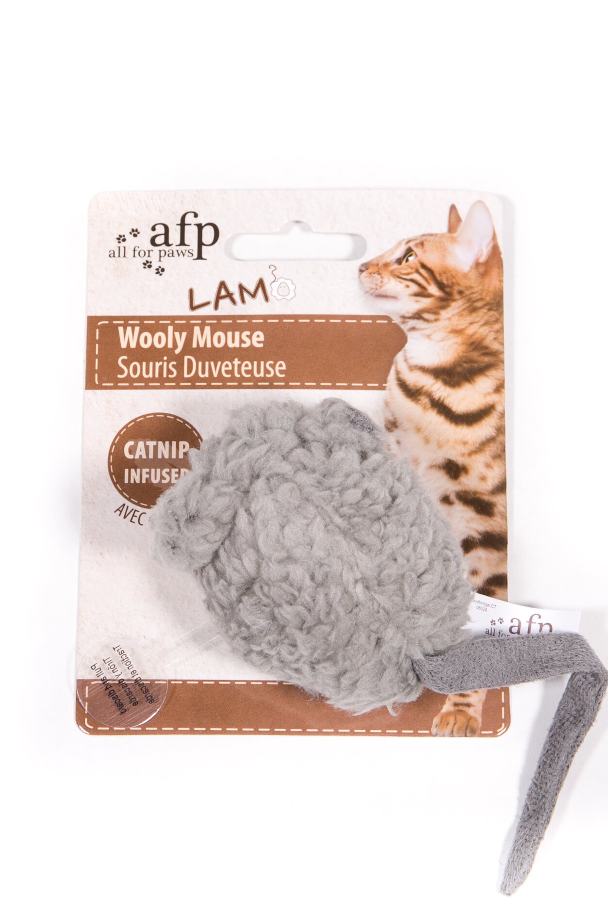 All For Paws Woolly Mouse with Sound Chip CatToysCatnip Pet Shop