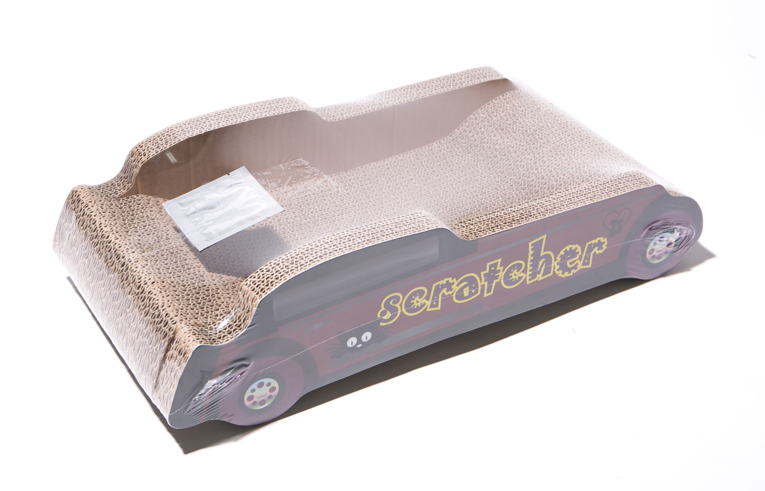 Racing Car Cardboard Cat Scratcher Cat Scratching Post NZ Pet.kiwi