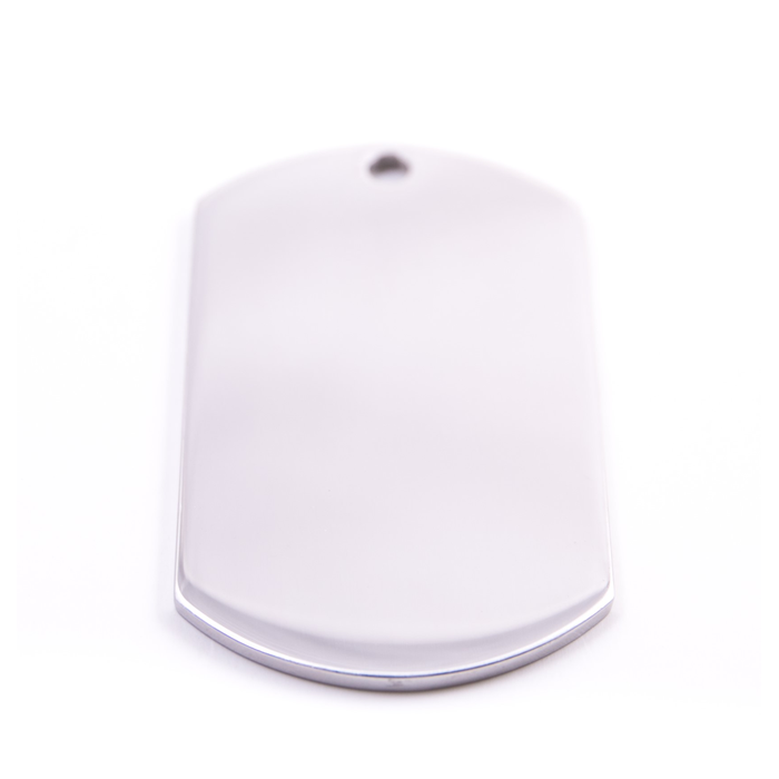 Pet.kiwi Stainless Steel ID Tag - Silver Dog Tag