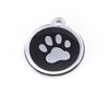 Pet.kiwi ID Tag - Black Paw Print