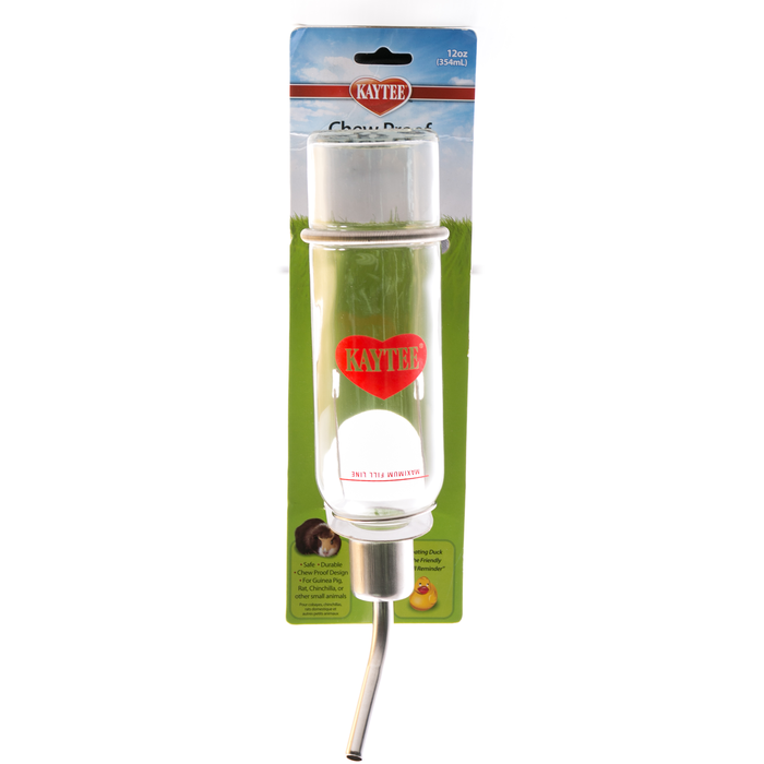 Chew Proof Glass Water Bottle
