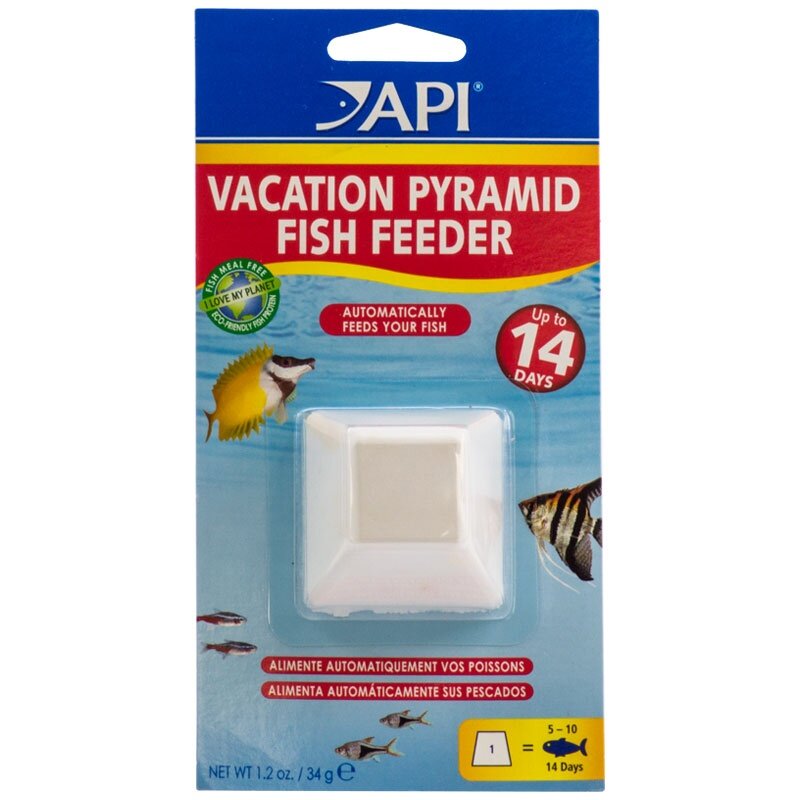 Vacation Pyramid Fish Feeder Fish Food Feeders Pet Shop