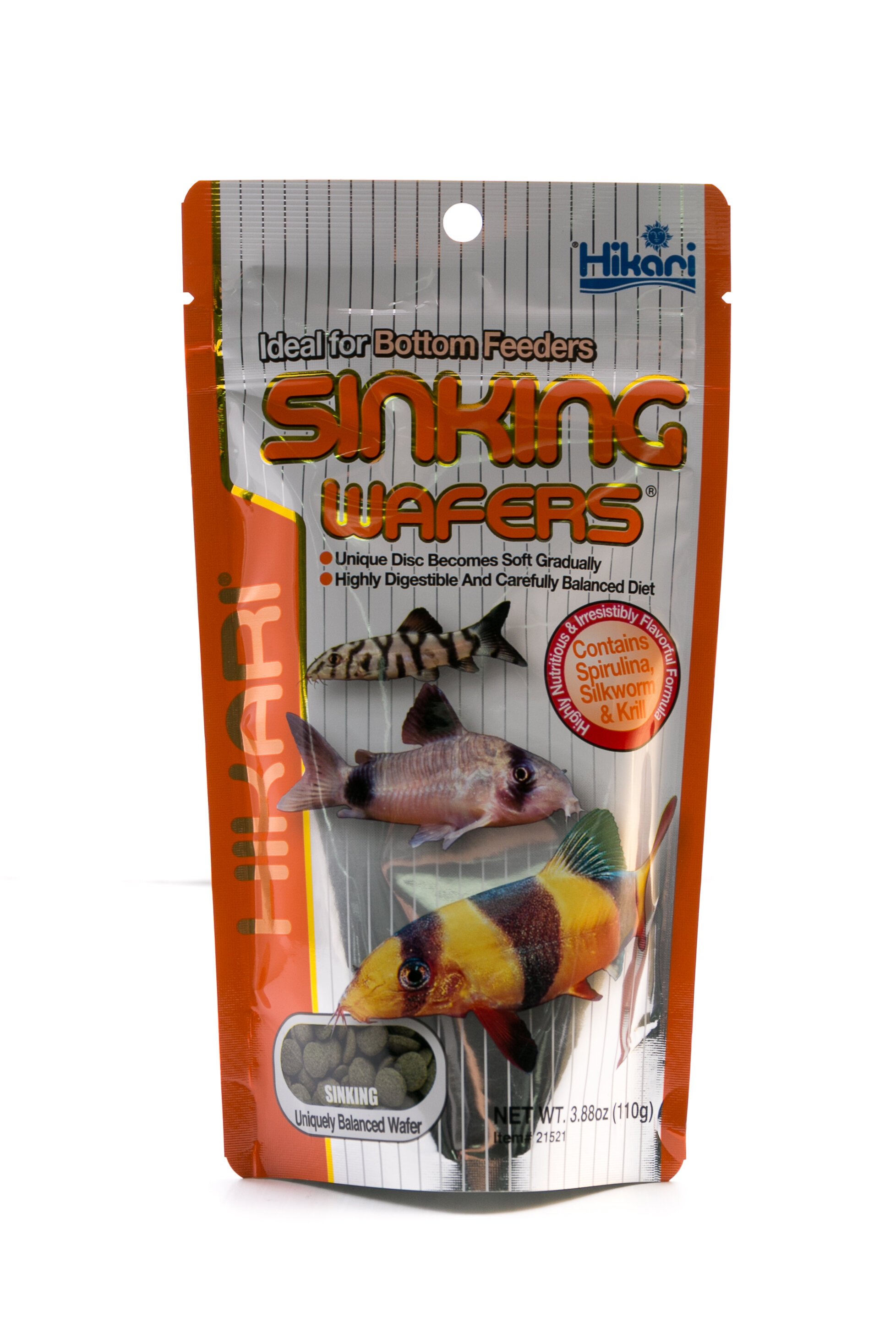 Tropical Sinking Wafers 110g Fish Food Sinking Pet Shop