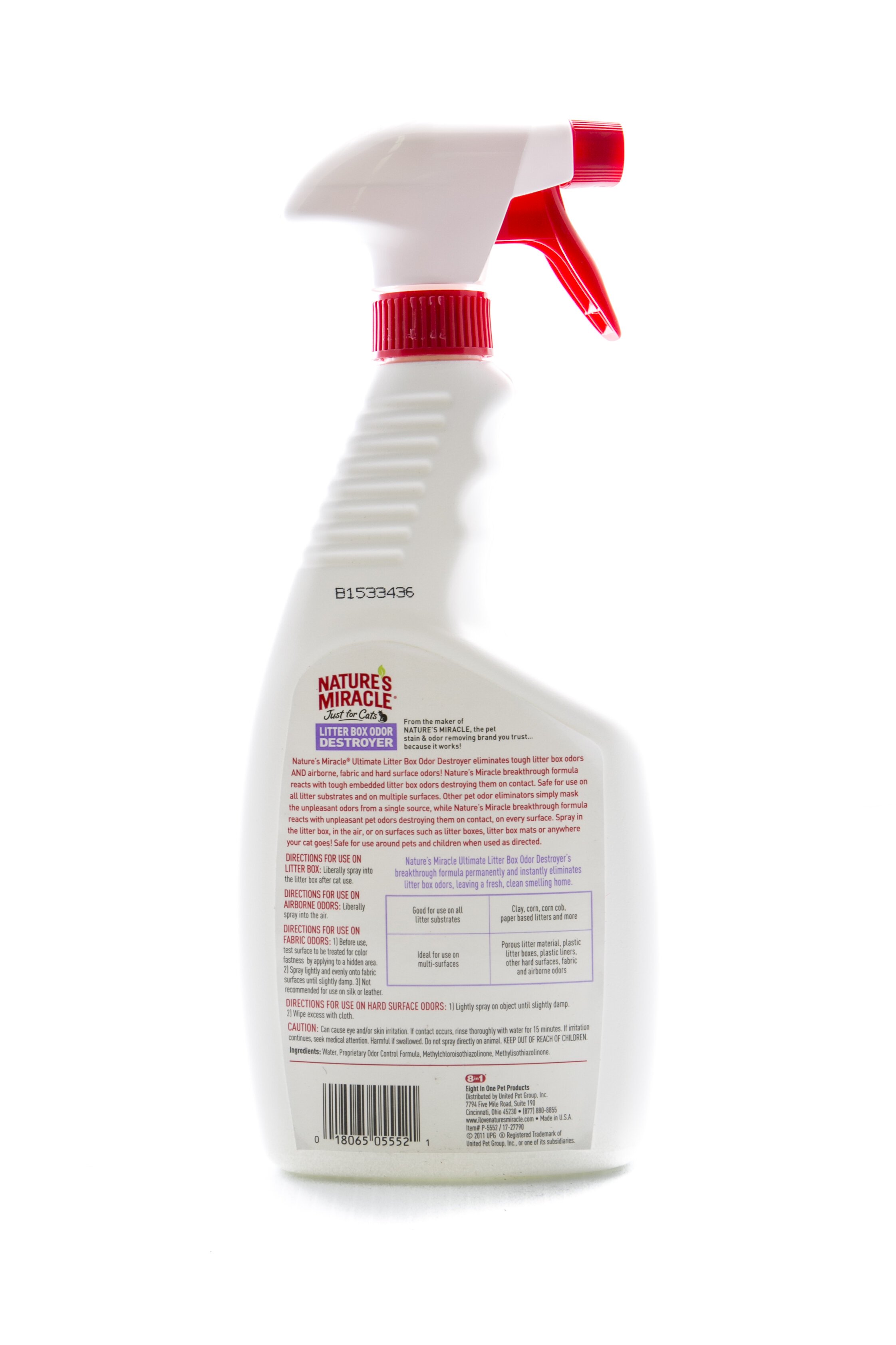 Nature's Miracle Just for Cats Litter Box Odor Destroyer CatCleaning