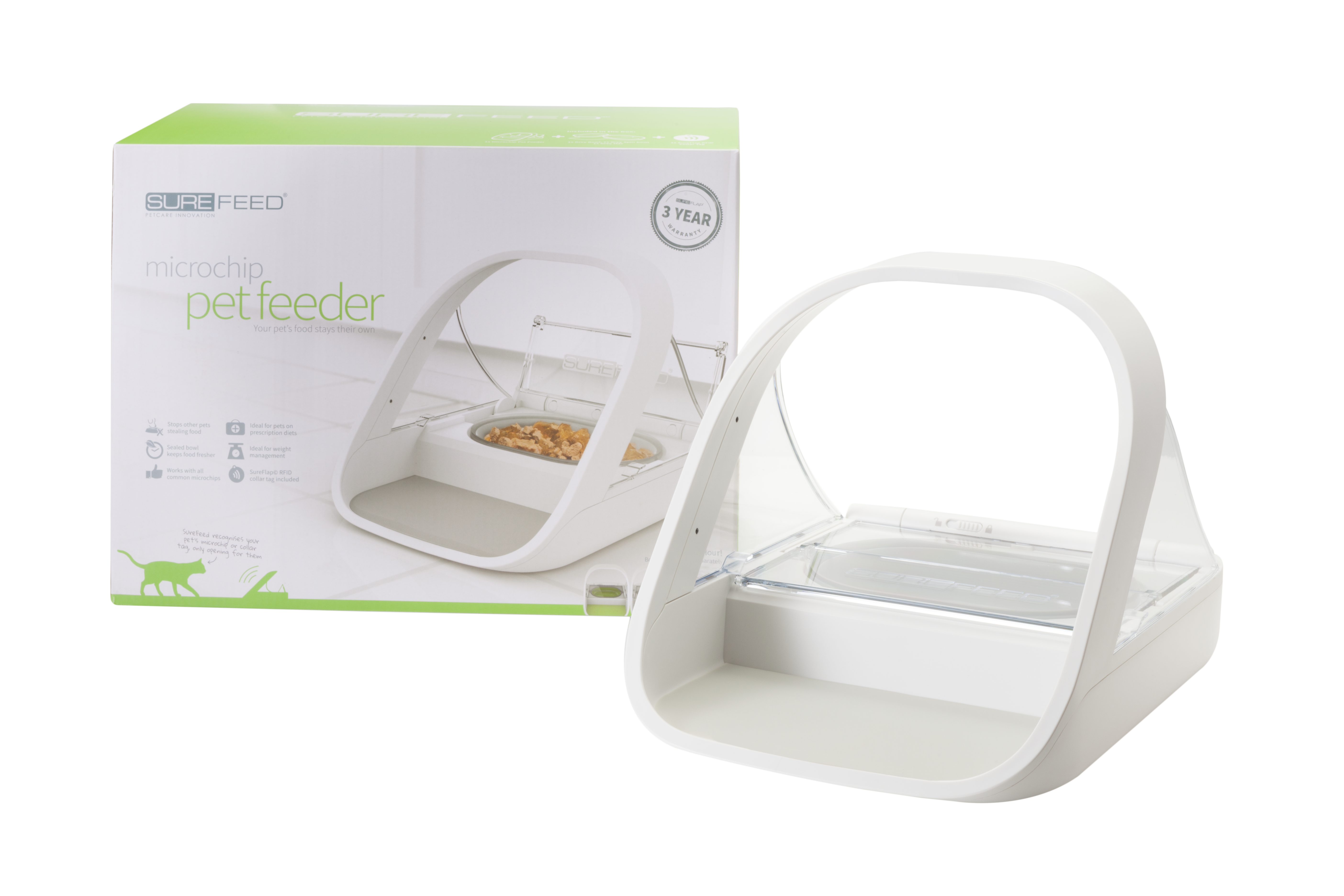 Sure Petcare -SureFlap - SureFeed - Microchip Pet Feeder -  Selective-Automatic -