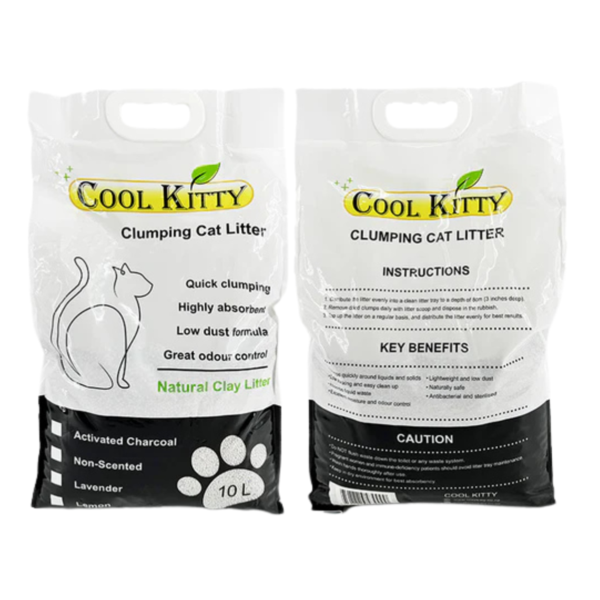 Clumping Cat Litter - Lemon Scented 10L 