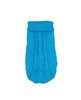 Small Dog Cozy Twist Sweater - Cyan