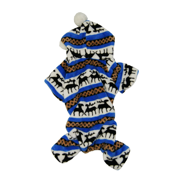 Small Dog Christmas Pyjamas - Blue