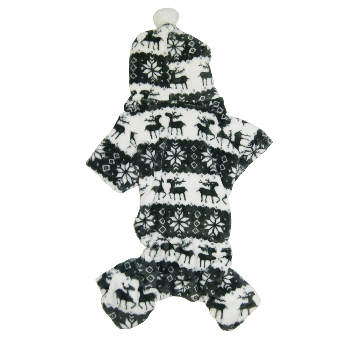 Small Dog Christmas Pyjamas - Grey