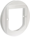 Mounting Adaptor for Cat Flap - White