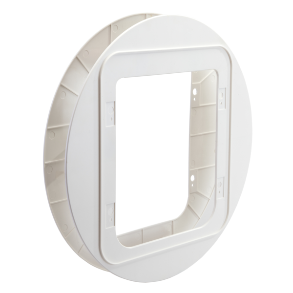 Mounting Adaptor for Pet Door - White 