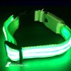 USB Rechargeable LED Dog Collar - Lime